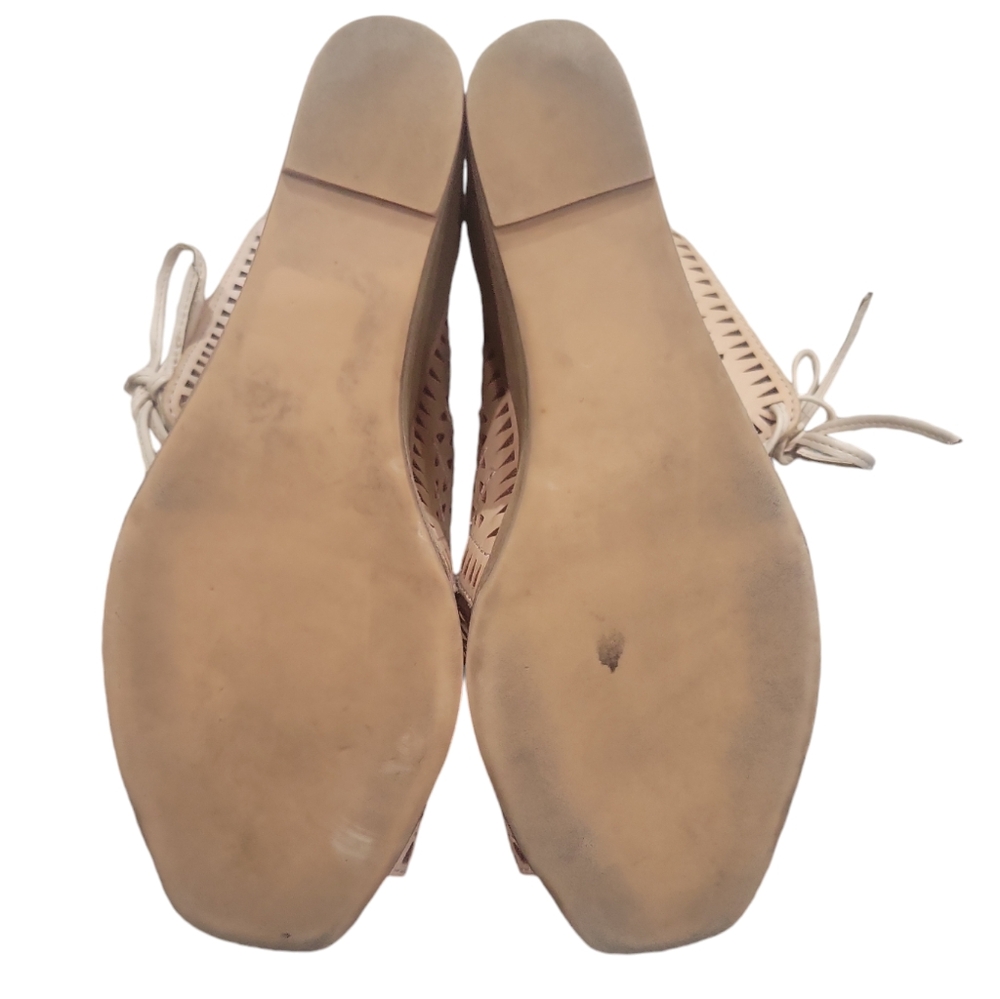 Jeffrey Campbell Tan Laser Cut Wedges Size 7 - Picture 6 of 6